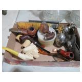 COLLECTION OF VTG PIPES & MISC TOBACCO ITEMS
