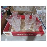 FOSTORIA MERICAN CUBIST CORDIALS