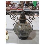 UNIQUE MOSAIC & METAL  GARDEN LANTERN