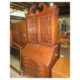 DROP FRONT MAHOGANY SECRETARY