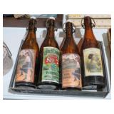 COLLECTION OF BEER BOTTLES