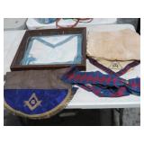 ALL ANTIQUE MASONIC APRONS