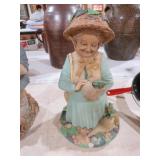 VTG TOM CLARK CLAY GNOME SCULPTURE 6X12