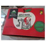 WHITE MT PARER, CORER AND SLICER WITH BOX