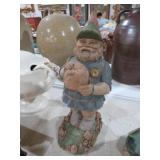 VTG TOM CLARK CLAY SCULPTURE GNOME 5X15