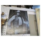METAL JOHN WAYNE THE DUKE ADVERTIAMENT SIGN