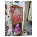 2 FRAMED DOLLY PARTON PICTURES