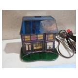 LEADED GLASS BANK LIGHT