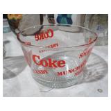 VTG COCA COLA GLASS SNACK BOWL