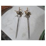 PAIR TOLEDO SWORD LETTER OPENERS