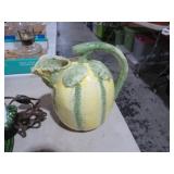 HANDPAINTED CANTALOUPE PITCHER