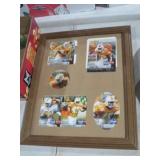 FRAMED COLLECTION OF UT FOOTBALL CARDS