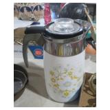 VINTAGE CORNINGWARE COFFEE POT