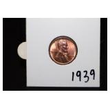 MINT STATE 1939 P LINCOLN WHEAT CENT