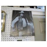 METAL JOHN WAYNE THE DUKE SIGN