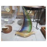 MURANO STYLE ART GLASS SAIL BOAT