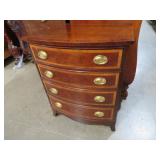 MAHOGANY FINISH INLAY 4 DR CHEST BY THOMASVILLE