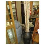 LIFT OFF METAL MILK CAN W/ DECORATIVE LIMBS
