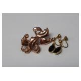 2 PAIR STERLING SILVER EARINGS
