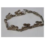 STERLING SILVER RABBIT BRACELET