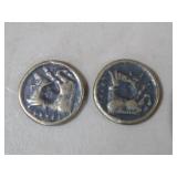 ANCIENT GREEK TETRADACHM COINS