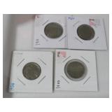LIBERTY & BUFFALO NICKELS DATES1900,1910,1924,1936