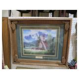 BEAUTIFULLY FRAMED OLD CHURCH PRINT
