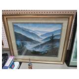 LOCAL ARTIST RANDALL OGAL SMOKEY MT SPLENDOR PRINT