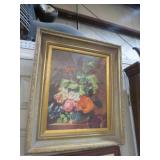 FRAMED GOLD STILL LIFE PRINT