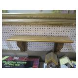 GOLD WALL SHELF