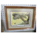 FRAMED WWI EAGLE PRINT