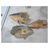 CARVED WOODEN FISH WALL DECOR