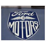 FORD MOTOR METAL SHIELD SIGN