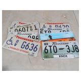 COLLECTION OF LICENSE PLATES
