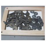 OLD KEYS & METAL TAGS