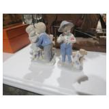 PAIR OF VTG LEGO JAPAN FIGURINES
