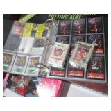 2 STACKS & BINDER FULL OF BASKETBALL CARDS