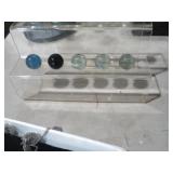 1 INCH MARBLES & DISPLAY