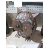 MMETAL OWL CANDLE LAMP