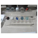 1 INCH MARBLES & DISPLAY