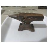 CAST IRON 1901 INDIAN MOTORCYCLE ANVIL