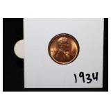MINT STATE 1934 P LINCOLN WHEAT CENT