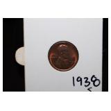 HIGH GRADE 1938 S LINCOLN WHEAT CENT