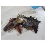 RESIN HORSE WALL PLAQUE