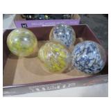 COLLECTION OF HANDBLOWN ARTGLASS SPEARS