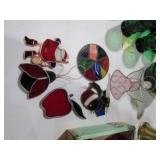 STAINED GLASS ANGEL & ORNAMENTS