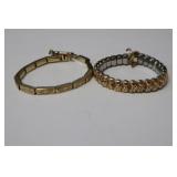 2 10K GOLD FILLED BRACELETS