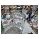 GLASS COUNTRY STORE COUNTER JAR