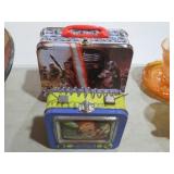 2  METAL LUNCH BOXES STARWARS & JIMMY NEUTRON