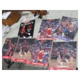 COLLECTION OF BASKETBALL PICTURES AND MAGAZINE